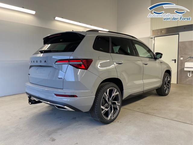 Skoda / Karoq / Grau / / / TSI 4x4 360&deg;+19 Zoll+Navi+AHK+360&deg;+ACC+Frontscheibe beheizbar+Travel Assist