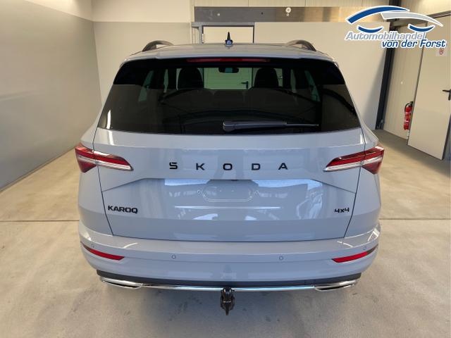 Skoda / Karoq / Grau / / / TSI 4x4 360&deg;+19 Zoll+Navi+AHK+360&deg;+ACC+Frontscheibe beheizbar+Travel Assist