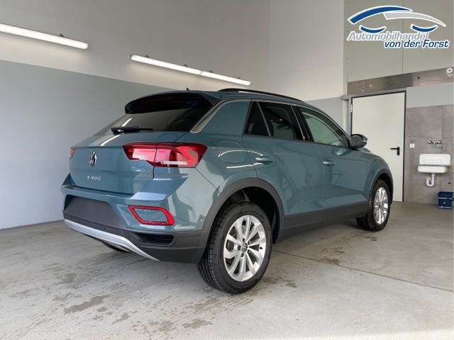 Volkswagen / T-Roc / Blau / / / 150PS AHK+Keyless+Kamera+ACC+Sitzheiz+Climatronic+Alu17