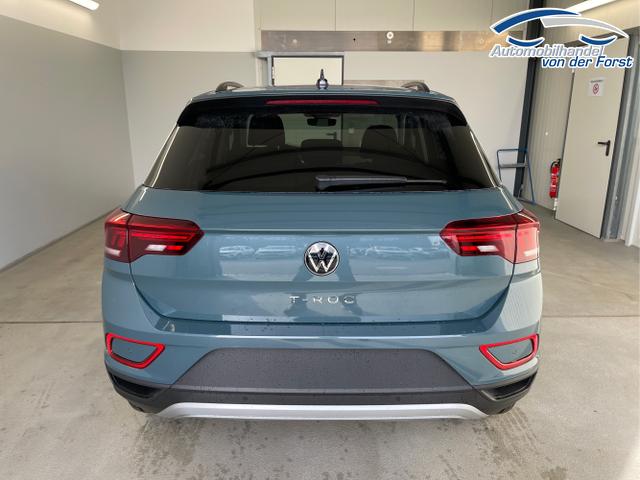 Volkswagen / T-Roc / Blau / / / 150PS AHK+Keyless+Kamera+ACC+Sitzheiz+Climatronic+Alu17
