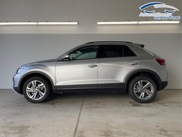 Volkswagen / T-Roc / Silber / / / 150PS AHK+Keyless+Kamera+ACC+Sitzheiz+Climatronic+Alu17