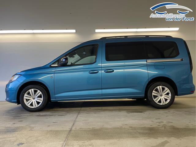 Volkswagen / Caddy / Blau / / / 115PS DSG AHK+7 Sitze+Kamera+App-Connect+Winterpaket+ACC+SideAssist