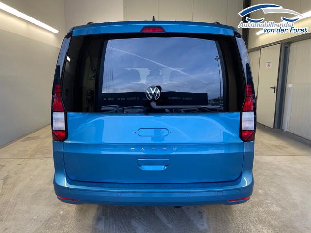 Volkswagen / Caddy / Blau / / / 115PS DSG AHK+7 Sitze+Kamera+App-Connect+Winterpaket+ACC+SideAssist
