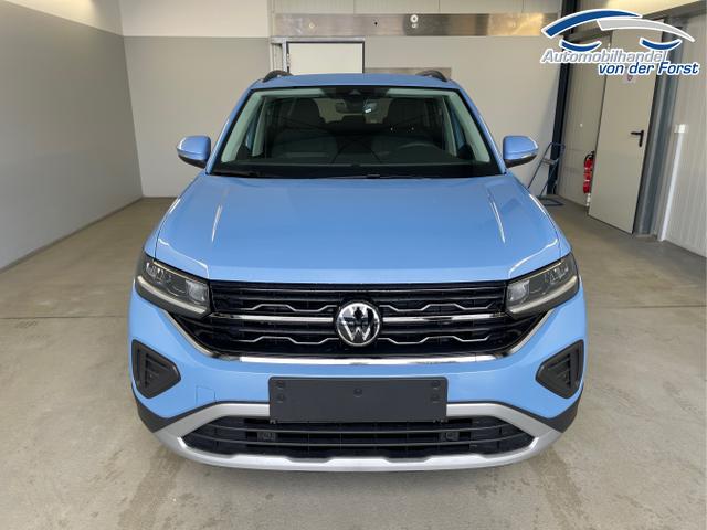 Volkswagen / T-Cross / Blau / / / 115PS DSG AHK+Navi+Kessy+Sitzheizung+App-Connect+ACC