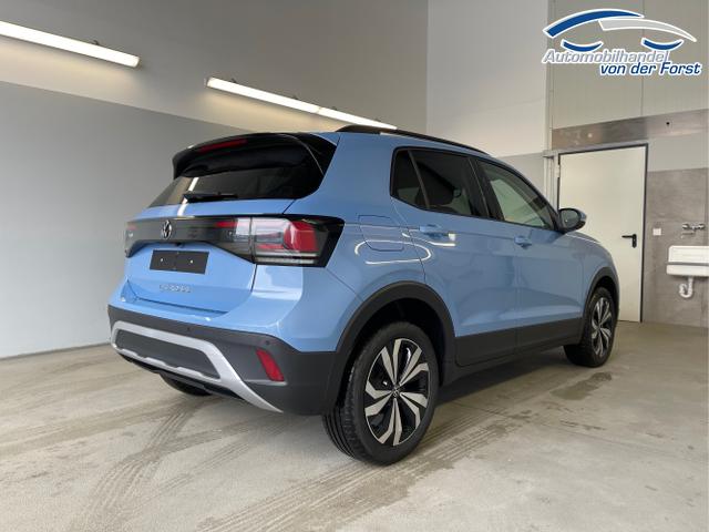 Volkswagen / T-Cross / Blau / / / 115PS DSG AHK+Navi+Kessy+Sitzheizung+App-Connect+ACC