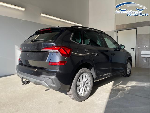 Skoda / KAMIQ / Schwarz / / / 115PS DSG Matrix+AHK+Kamera+PDC vor+hi+Kessy+Sitzheizung+GVL