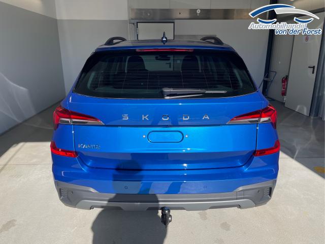 Skoda / KAMIQ / Blau / / / 115PS DSG Matrix+AHK+Kamera+PDC vor+hi+Kessy+Sitzheizung+GVL