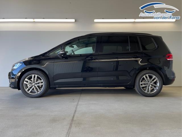 Volkswagen / Touran / Schwarz / / / 150PS 7Si+IQ.Light+TrailerAss+Cam+Navi+Kamera+Alarm+Kessy+App-Connect