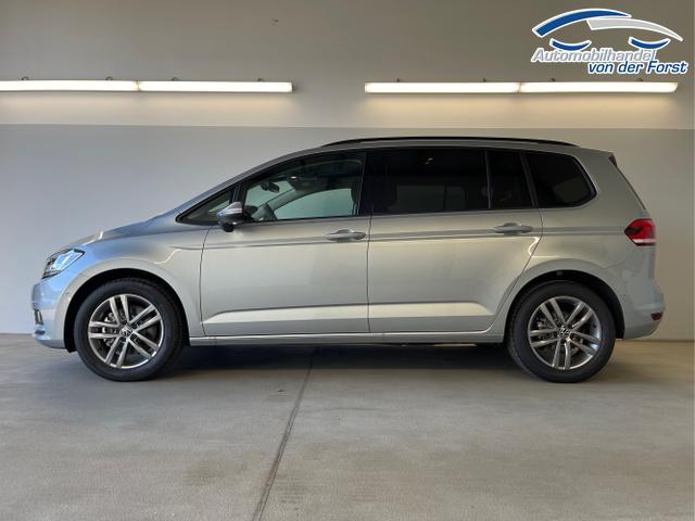 Volkswagen / Touran / Silber / / / 150PS 7Si+IQ.Light+TrailerAss+Cam+Navi+Kamera+Alarm+Kessy+App-Connect