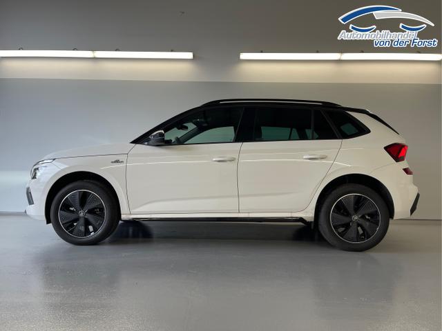 Skoda / KAMIQ / Wei&szlig; / / / 115PS DSG AHK+Navi+Matrix+GV5+Pano+Kessy+Kamera+Alu17+Sitzheiz