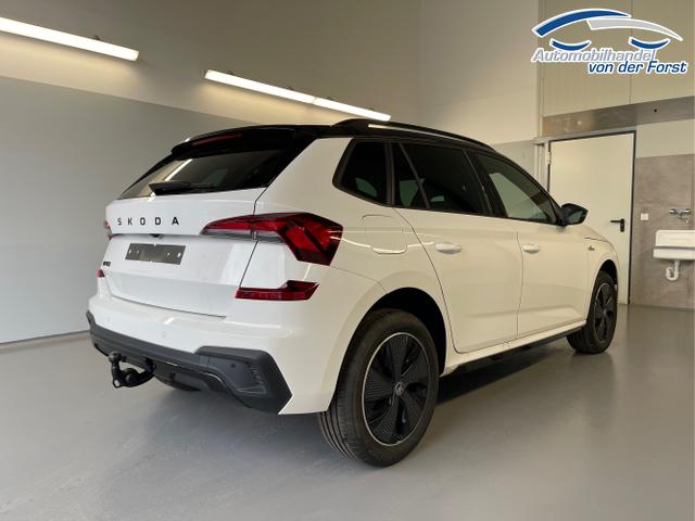 Skoda / KAMIQ / Wei&szlig; / / / 115PS DSG AHK+Navi+Matrix+GV5+Pano+Kessy+Kamera+Alu17+Sitzheiz
