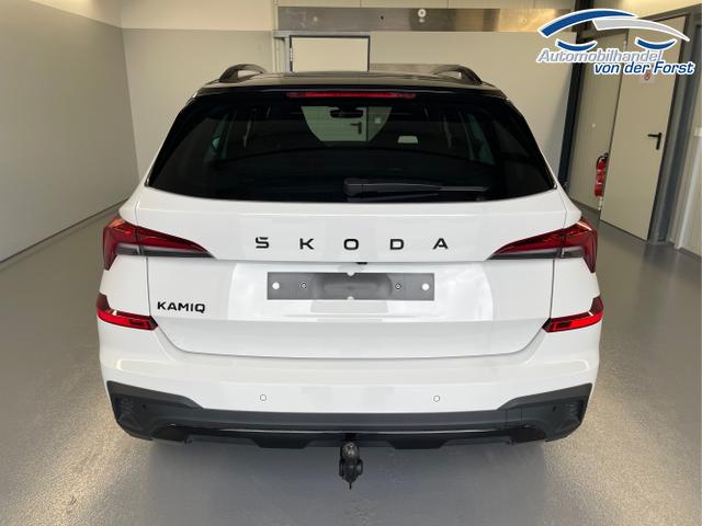 Skoda / KAMIQ / Wei&szlig; / / / 115PS DSG AHK+Navi+Matrix+GV5+Pano+Kessy+Kamera+Alu17+Sitzheiz