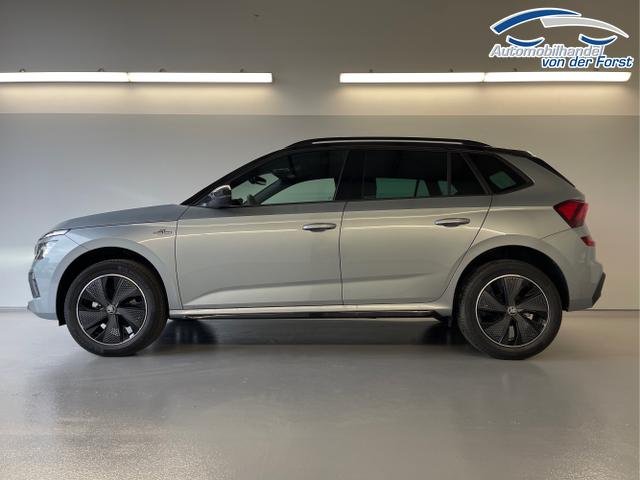 Skoda / KAMIQ / Silber / / / 115PS DSG AHK+Navi+Matrix+GV5+Pano+Kessy+Kamera+Alu17+Sitzheiz
