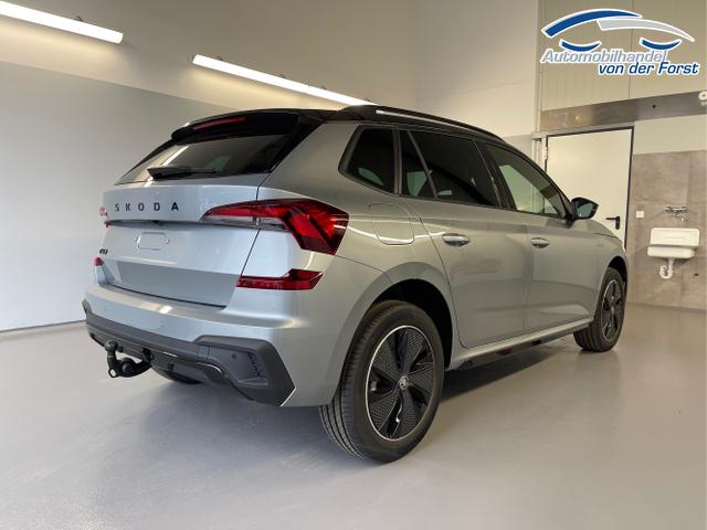 Skoda / KAMIQ / Silber / / / 115PS DSG AHK+Navi+Matrix+GV5+Pano+Kessy+Kamera+Alu17+Sitzheiz
