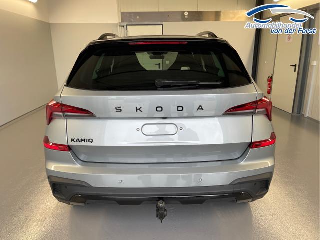 Skoda / KAMIQ / Silber / / / 115PS DSG AHK+Navi+Matrix+GV5+Pano+Kessy+Kamera+Alu17+Sitzheiz