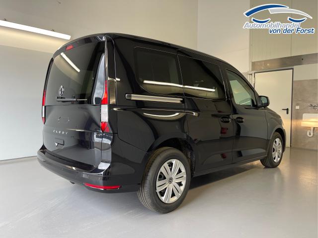 Volkswagen / Caddy / Schwarz / / / 1.5 TSI GV5+AHK+Climatronic+App-Connect+Winterpaket+ACC+SideAssist