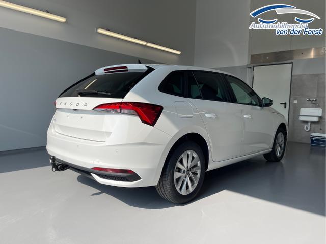 Skoda / Scala / Wei&szlig; / / / 115PS DSG GV5+AHK+Kamera+Kessy+PDC+Sitzheiz+Alu16+Climatronic