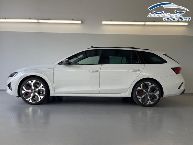 Skoda / Octavia Combi / Wei&szlig; / / / 265PS DSG HUD+Pano+360&deg;+DCC+AHK+CANTON+Matrix+Alu19+eHeck+GV4