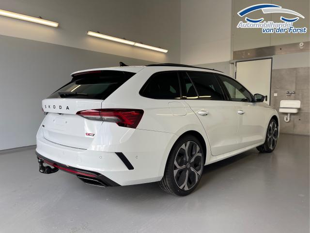 Skoda / Octavia Combi / Wei&szlig; / / / 265PS DSG HUD+Pano+360&deg;+DCC+AHK+CANTON+Matrix+Alu19+eHeck+GV4