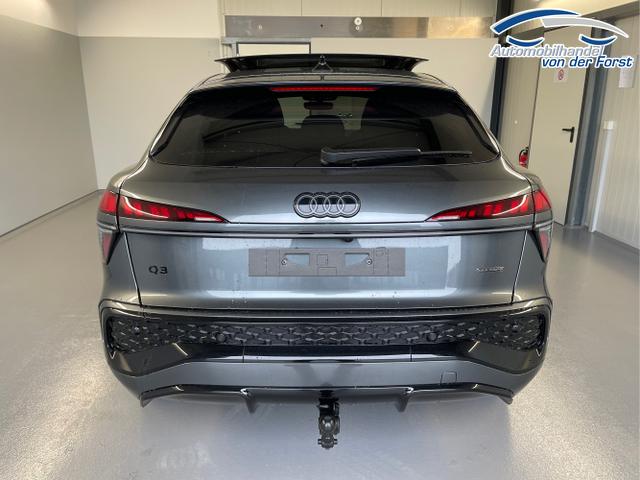 Audi / Q3 Sportback / Grau / / / TFSI 265 PS quattro S line Pano+TechPro+Matrix+AHK+HUD+Alu20+KlimaPlus+DCC+SONOS