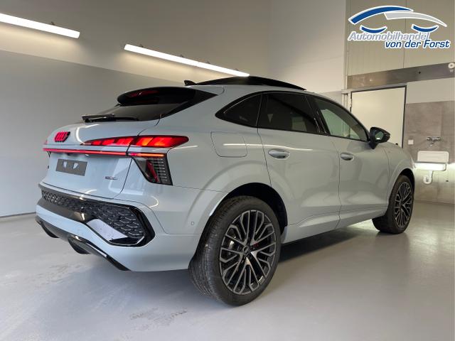 Audi / Q3 Sportback / Grau / / / TFSI 265 PS quattro S line Pano+TechPro+Matrix+AHK+HUD+Alu20+KlimaPlus+DCC+SONOS