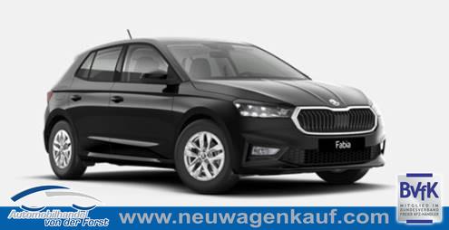 Skoda Fabia - "Drive 130 PLUS" (2) LIEFERUNG KOSTENLOS & PREISGARANTIE* LIEFERUNG KOSTENLOS! 1.0 TSI 116PS, 5 Jahre Garantie, Schwarz-Metallic, Winterpaket, Climatronic, 15" ALU, Parksensoren hinten, Rückfahrkamera, Infotainment 8", LED-Scheinwerfer, Tempomat, Nebelscheinwerfer, Wireless SmartLink, M-Lederlenkrad beheizt