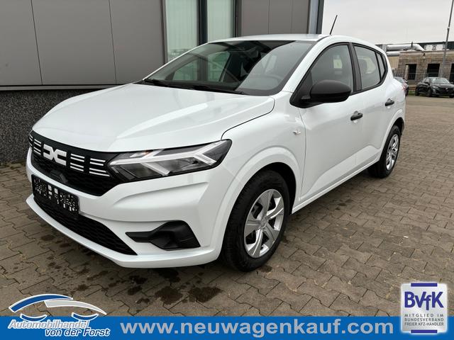 Dacia Sandero - "Expression" LIEFERUNG KOSTENLOS! 1.0 TCe 90, Klimaanlage, Parksensoren hinten, Kunstleder-Lenkrad, Tempomat, 16" Flexwheel-Räder, Radio 8"-Display/DAB/Bluetooth/Smartphone-Spiegelung, Nebelscheinwerfer, 4x elektr. FH, Spurassistent, Verkehrszeichenerkennung