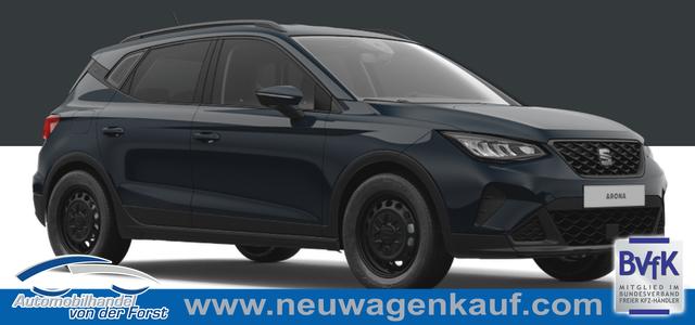 Seat Arona - "Basis" LIEFERUNG KOSTENLOS! 1.0 TSI 95PS, 5J. Garantie, Parksensoren hinten, Radio 8,25"/Bluetooth/DAB+, LED-Scheinwerfer, Dachreling, Zentralverriegelung mit Fernbedienung, Reserverad, 4x elektr. Fensterheber