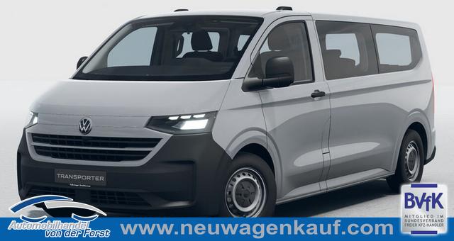 Volkswagen T7 Kombi - "Basis" (9AE, 7B3, 0I2, QL5) LIEFERUNG KOSTENLOS & PREISGARANTIE 2.0 TDI 150PS + LANGER RADSTAND, 1-Zonen-Klimaautomatik, Parksensoren hinten, Privacy-Glas, 70l-Tank, Radio 13" + Wireless App-Connect, Tempomat, Digitales Cockpit, Keyless Start, Schiebetüre rechts