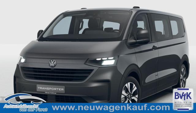 Volkswagen T7 Kombi - "PanAmericana" (9AE, 7B3, 0I2, QL5) LIEFERUNG KOSTENLOS & PREISG 2.0 TDI 150PS + LANGER RADSTAND, 17" Alu "Monte Carlo", M-Lederlenkrad, Sitzheizung, 1-Zonen-Klimaautomatik, Parksensoren hinten, Privacy-Glas, 70l-Tank, Radio 13" + Wireless App-Connect, Tempomat, Digitales Cockpit, Keyless Start, Schiebetüre rechts
