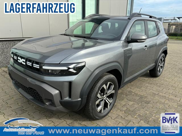 Dacia Duster (NEUES MODELL) - "Expression" LIEFERUNG KOSTENLOS! 1.0 ECO-G 100 (BENZIN + LPG-GASANLAGE), GRAU-METALLIC, WINTER-PAKET, 17" Alufelgen "TERGAN", Klimaanlage, Rückfahrkamera, Parksensoren hinten, LED-Scheinwerfer, Radio Media 10" + Smartphone-Spiegelung, Armlehne, Dachreling, Tempomat, Verkehrszeichenerken