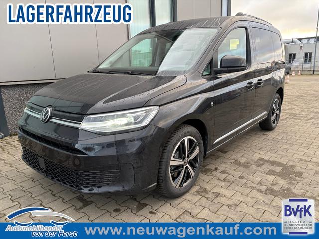 Volkswagen Caddy - "Style" LIEFERUNG KOSTENLOS! 1.5 TSI 115PS DSG/AUTOMATIK, Deep-Black, 17" Alu/Ganzjahresreifen, Winterpaket, ACC-Tempomat, Toter-Winkel, ParkAssist, Parksensoren vo/hi, Rückfahrkamera, Radio Ready2Discover 10" + Wireless AppConnect, Climatronic, Abgedunkelte Scheiben, M-Lederlenkrad