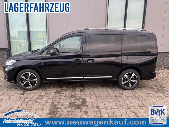 Volkswagen Caddy - "Style" LIEFERUNG KOSTENLOS! MAXI 7-SITZER 1.5 TSI 115PS DSG/AUTOMATIK, Deep-Black, 17" Alu/Ganzjahresreifen, Winterpaket, ACC-Tempomat, Toter-Winkel, ParkAssist, Parksensoren vo/hi, Rückfahrkamera, Radio Ready2Discover 10" + Wireless AppConnect, Climatronic, Abgedunkelte Scheiben