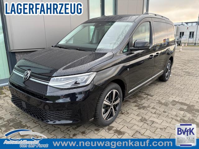Volkswagen Caddy - "Style" LIEFERUNG KOSTENLOS! MAXI 7-SITZER 1.5 TSI 115PS DSG/AUTOMATIK, Deep-Black, 17" Alu/Ganzjahresreifen, Winterpaket, ACC-Tempomat, Toter-Winkel, ParkAssist, Parksensoren vo/hi, Rückfahrkamera, Radio Ready2Discover 10" + Wireless AppConnect, Climatronic, Abgedunkelte Scheiben
