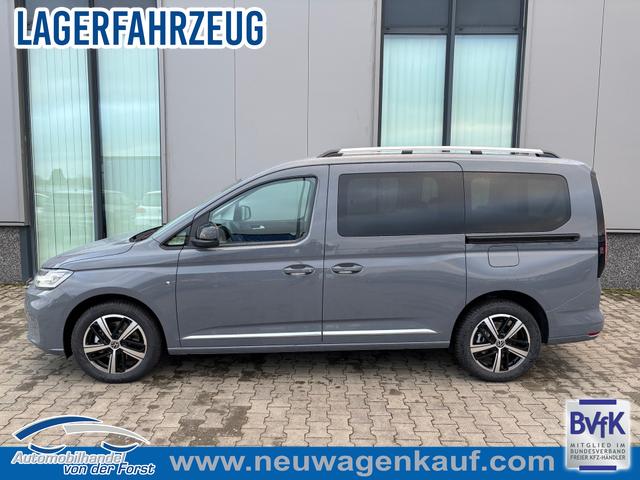 Volkswagen Caddy - "Style" LIEFERUNG KOSTENLOS! MAXI 7-SITZER 1.5 TSI 115PS DSG/AUTOMATIK, PURE-GREY, 17" Alu/Ganzjahresreifen, Winterpaket, ACC-Tempomat, Toter-Winkel, ParkAssist, Parksensoren vo/hi, Rückfahrkamera, Radio Ready2Discover 10" + Wireless AppConnect, Climatronic, Abgedunkelte Scheiben