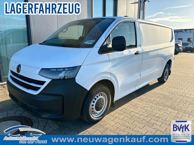 Volkswagen T7 Kastenwagen - T7 Transporter Kastenwagen LIEFERUNG KOSTENLOS & PREISGARANTIE* 2.0 TDI 170PS AUTOMATIK LANG, Weiß, HECKFLÜGELTÜREN, 2-Zonen-Klimautomatik, M-Lederlenkrad, Anhängerkupplung, Parksensoren vorn/hinten, Rückfahrkamera, Frontscheibe beheizbar, Ganzjahresreifen, Sitzpaket 46 (inkl. Sitzheizung), Reserverad, 70l Tank