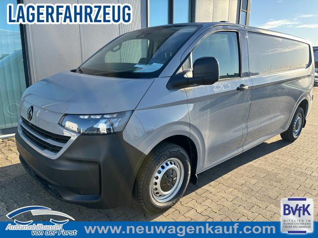 Volkswagen T7 Kastenwagen - T7 Transporter Kastenwagen LIEFERUNG KOSTENLOS & PREISGARANTIE* 2.0 TDI 170PS AUTOMATIK LANG, Grau, HECKFLÜGELTÜREN, 2-Zonen-Klimautomatik, M-Lederlenkrad, Anhängerkupplung, Parksensoren vorn/hinten, Rückfahrkamera, Frontscheibe beheizbar, Ganzjahresreifen, Sitzpaket 46 (inkl. Sitzheizung), Reserverad, 70l Tank