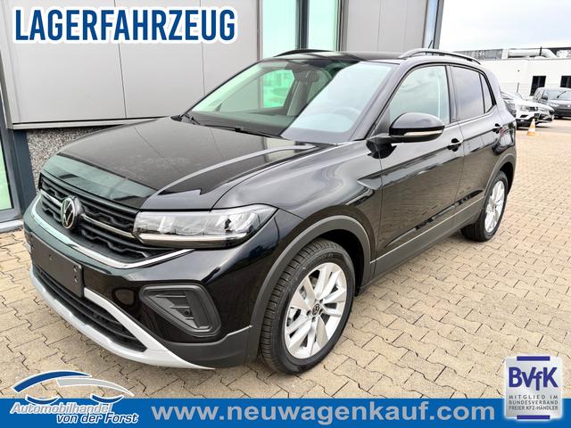 Volkswagen T-Cross - "Sondermodell LIMITED" LIEFERUNG KOSTENLOS & PREISGARANTIE* 1.0 TSI 115PS, 5 JAHRE GARANTIE, ANHÄNGERKUPPLUNG, NAVI 8", 17" Alu / Ganzjahresreifen, Climatronic, Sitzheizung, Parksensoren vo/hi + Kamera, Keyless, Privacy-Glas, Deep-Black Perleffekt, Dachreling, Sicht-Paket, Lendenwirbelstützen vorn