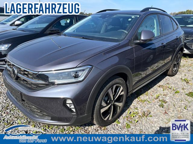 Volkswagen Taigo - "Life" 1.5 TSI 150PS DSG/AUTOMATIK, Rauch-Grau-Metallic, 17" Alu Aberdeen, MATRIX-LED, Sitzheizung, Climatronic, Parksensoren vorn/hinten, Rückfahrkamera, Radio Ready2Discover + Wireless App-Connect, Keyless Access, Licht-/Sicht, Privacy-Glas, M-Lederlenkrad