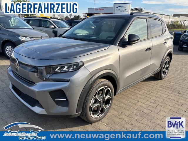 Citroën C3 - NEUES MODELL "MAX" Turbo 100PS, Grau-Metallic, Winterpaket, 17" Alufelgen, Parksensoren hinten, Rückfahrkamera, Klimautomatik, Privacy-Glas, Dachreling, Navigation, Head-up-Display, Außenspiegel elektr. einstell-/beheiz-/anklappbar, ZV mit Fernbedienung