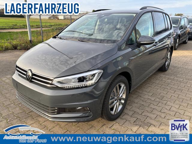 Volkswagen Touran - "Sondermodell LIMITED - 7-SITZER" LIEFERUNG KOSTENLOS & PREISGAR 1.5 TSI 150 PS, 17" Alu, GRAU-Metallic, Winter-Paket, Elektr. Heckklappe, Keyless, Alarm, LED-Scheinwerfer IQ-Light, Travel Assist, Parksensoren vo/hi, Rückfahrkamera, ACC, M-Lederlenkrad, Digital Cockpit, 3-Zonen-Climatronic, Radio Ready2Discover 8"