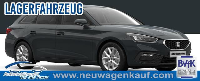 Seat Leon Sportstourer - "Style" LIEFERUNG KOSTENLOS & PREISGARANTIE! 1.5 TSI 115PS, Fjord-Blau, 5 Jahre Garantie, 16" ALU, MATRIX-LED, Privacy-Glas, Winter-Paket, 3-Zonen-Climatronic, ParkAssist, Parksensoren v/h, R&uuml;ckfahrkamera, Radio 10,4" + Full-Link, Tempomat, M-Lederlenkrad, variabler Ladeboden
