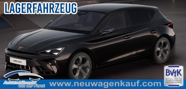 Cupra Leon - "CUPRA" LIEFERUNG KOSTENLOS & PREISGARANTIE* 1.5 TSI 150PS 6-Gang, 5 Jahre Garantie, SCHWARZ-METALLIC, EDGE-PAKET, WINTER-PAKET, 18" Alufelgen, Voll-LED-Scheinwerfer, 3Z-Climatronic, ACC/Tempomat, Digitales Cockpit, Full Link, Parksensoren v/h, Privacy-Glas, Multifunktions-Lederlenkrad