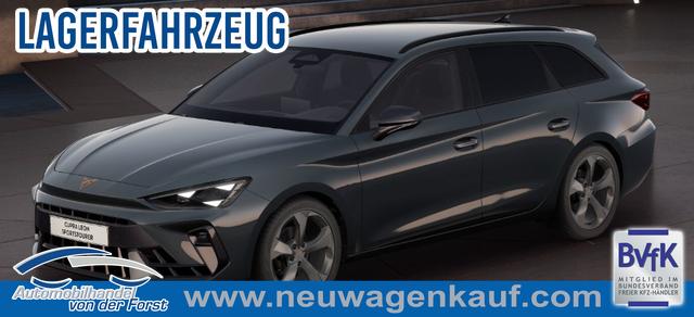 Cupra Leon Sportstourer - "CUPRA" LIEFERUNG KOSTENLOS & PREISGARANTIE* 1.5 TSI 150PS 6-Gang, 5 Jahre Garantie, AHK SCHWENKBAR, EDGE-PAKET, WINTER-PAKET, Elektr. Heckklappe, Dachreling, 18" Alu, Voll-LED-Scheinwerfer, 3Z-Climatronic, ACC/Tempomat, Digitales Cockpit, Full Link, Parksensoren v/h, Privacy-Glas, M-Lederlenkrad
