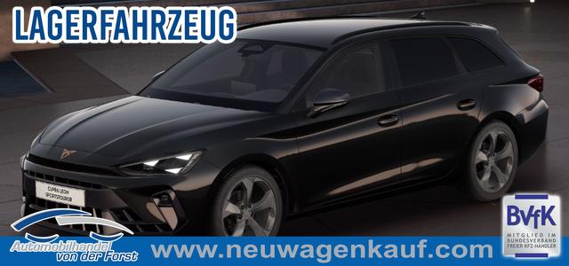 Cupra Leon Sportstourer - "CUPRA" LIEFERUNG KOSTENLOS & PREISGARANTIE* 1.5 TSI 150PS 6-Gang, 5 Jahre Garantie, SCHWARZ-METALLIC, AHK SCHWENKBAR, EDGE-PAKET, WINTER-PAKET, Elektr. Heckklappe, Dachreling, 18" Alu, Voll-LED-Scheinwerfer, 3Z-Climatronic, ACC/Tempomat, Digitales Cockpit, Full Link, Parksensoren v/h, Privacy-Glas