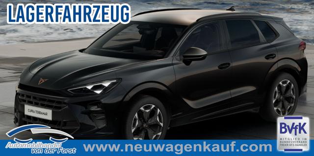 Cupra Terramar - "CUPRA" LIEFERUNG KOSTENLOS & PREISGARANTIE* 1.5 e-TSI 150PS DSG, 5 Jahre Garantie, SCHWARZ-MET, AHK SCHWENKBAR, 19" Alu, NAVIGATION 19"; MATRIX-LED, KESSY, Alarm, Interieur Moon-Light, Elektr. Heckklappe, ACC, Climatronic, Parksensoren vorn/hinten, TOP-VIEW-Kamera, Intelligent-Drive-Paket, HEAD-UP
