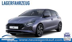 Hyundai i20 - "Family" 1.2i 79PS, 5 Jahre Garantie, Meta-Blue Metallic, 16" Alufelgen, Winter-Paket, Abgedunkelte Scheiben, Navigation 10,25", Parksensoren hinten, R&uuml;ckfahrkamera, Tempomat, Klimaautomatik, ZV mit Fernbedienung, Alarmanlage, Reserverad, Armlehne, Supervision
