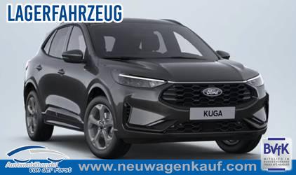 Ford Kuga - "ST-Line" LIEFERUNG KOSTENLOS! 2.5 Duratec Hybrid FHEV 180PS CVT (AUTOMATIK), 5J Garantie, Grau-Met, LED-MATRIX-LICHT, WINTER-PAKET, ADAPTIVER TEMPOMAT, 18" Alu, Navigation 13", Parksensoren vorne/hinten, 360&deg;-KAMERA, Climatronic, Privacy-Glas, Key-Free, NOTRAD, Frontscheibe beheizt