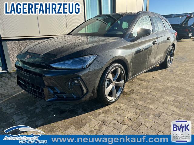 Cupra Leon Sportstourer - "CUPRA" LIEFERUNG KOSTENLOS & PREISGARANTIE* 1.5 TSI 150PS 6-Gang, 5 Jahre Garantie, SCHWARZ-METALLIC, AHK SCHWENKBAR, EDGE-PAKET, WINTER-PAKET, Elektr. Heckklappe, Dachreling, 18" Alu, Voll-LED-Scheinwerfer, 3Z-Climatronic, ACC/Tempomat, Digitales Cockpit, Full Link, Parksensoren v/h, Privacy-Glas