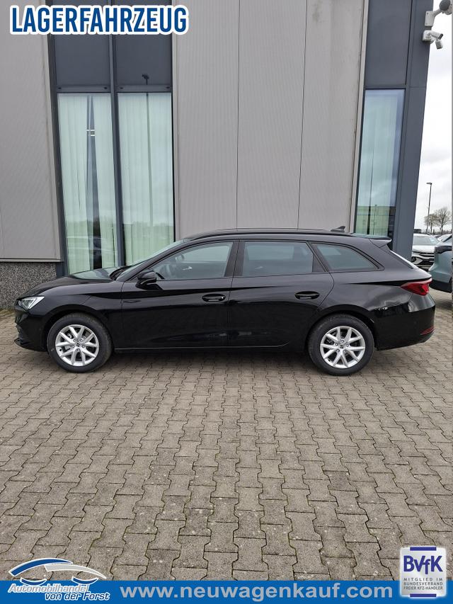 Seat Leon Sportstourer - "Style" LIEFERUNG KOSTENLOS & PREISGARANTIE! 1.5 TSI 115PS, SCHWARZ-METALLIC, 5 Jahre Garantie, 16" ALU, MATRIX-LED, Privacy-Glas, Winter-Paket, 3-Zonen-Climatronic, ParkAssist, Parksensoren v/h, R&uuml;ckfahrkamera, Radio 10,4" + Full-Link, Tempomat, M-Lederlenkrad, variabler Ladeboden